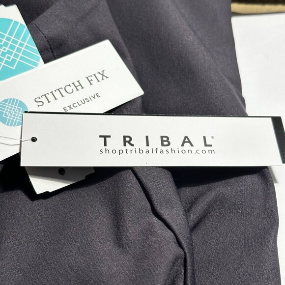 Tribal Women’s Carbon Gray Dress Pants Rayon/Nylon/Spandex Bootcut Size 8 - Picture 6 of 13